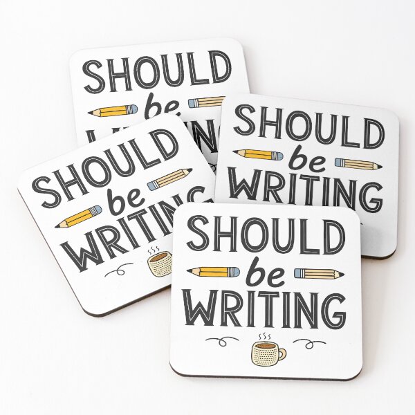 Item preview, Should Be Writing – Minimalist Academic Writing designed and sold by VividOrganica.