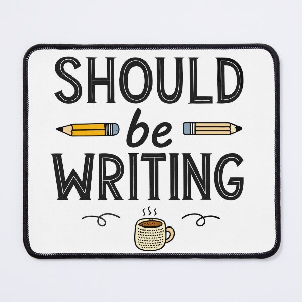Item preview, Should Be Writing – Minimalist Academic Writing designed and sold by VividOrganica.