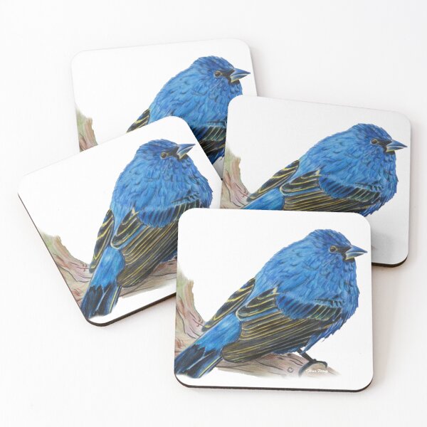 Artikelvorschau, blauer Vogel entworfen und verkauft von Gina_BreWe.