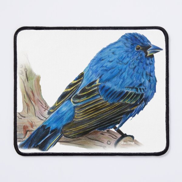 Artikelvorschau, blauer Vogel entworfen und verkauft von Gina_BreWe.