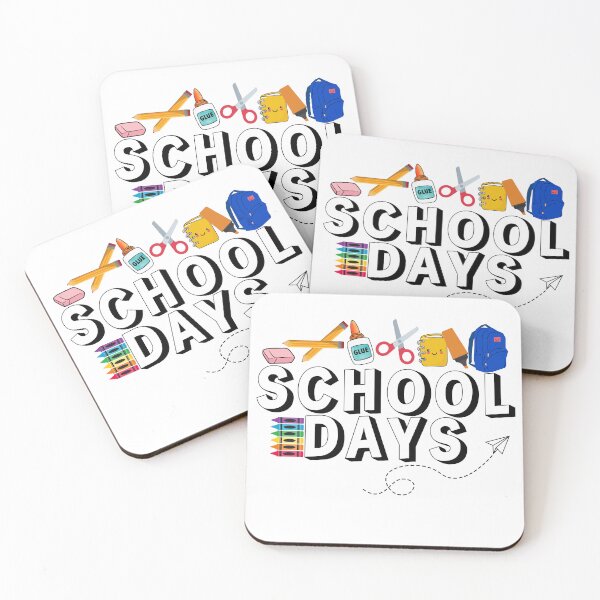 Item preview, School Days with All Your Favorite Supplies designed and sold by Sailing Llamas.