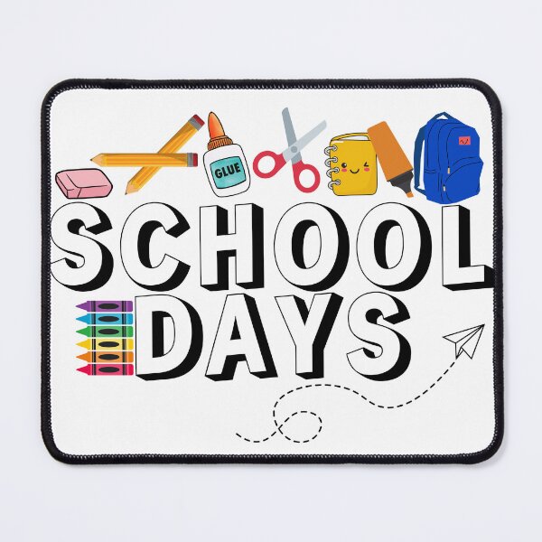 Item preview, School Days with All Your Favorite Supplies designed and sold by Sailing Llamas.