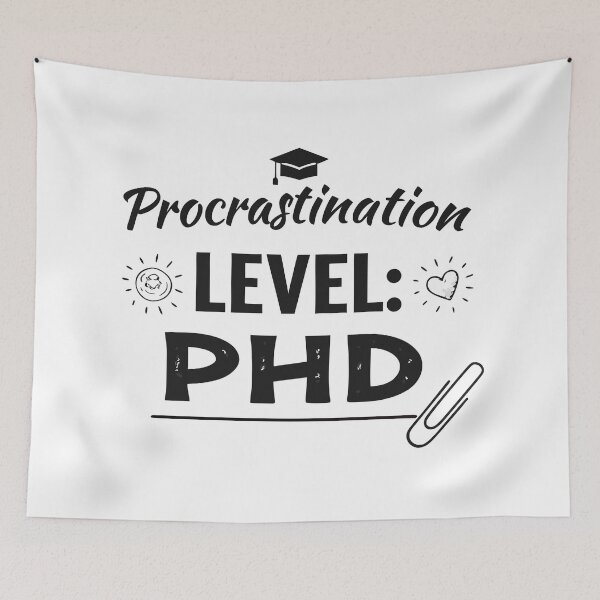 Item preview, Thesis Loading – Academic Writing Motivation for PhD and Graduate Students designed and sold by VividOrganica.
