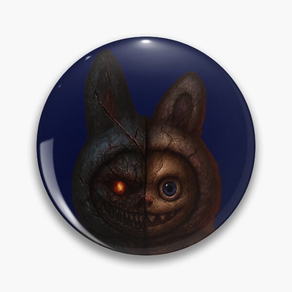Artikelvorschau, Gruselige Split Face Bunny Horror Puppe entworfen und verkauft von Dreamiz.