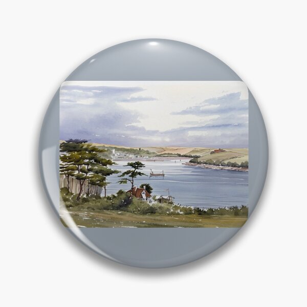 Item preview, Distant Salcombe1（Watercolour + AI） designed and sold by artsmeow.