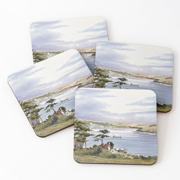Item preview, Distant Salcombe1（Watercolour + AI） designed and sold by artsmeow.