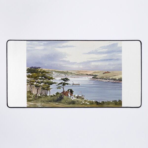 Item preview, Distant Salcombe1（Watercolour + AI） designed and sold by artsmeow.