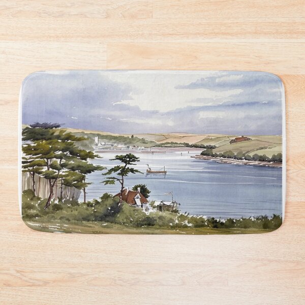 Item preview, Distant Salcombe1（Watercolour + AI） designed and sold by artsmeow.