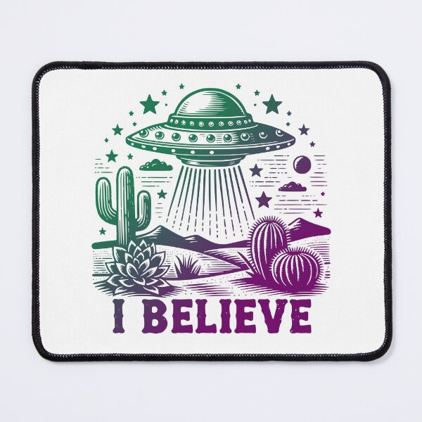 Item preview, Cosmic Southwest UFO – I Believe designed and sold by Bearbones81.