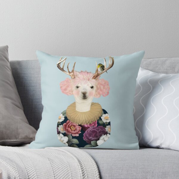 Item preview, Cute victorian alpaca/deer portrait designed and sold by carokes.