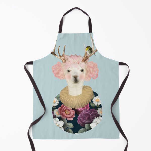 Item preview, Cute victorian alpaca/deer portrait designed and sold by carokes.