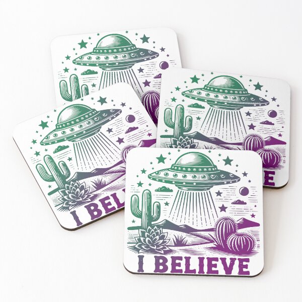 Item preview, Cosmic Southwest UFO – I Believe designed and sold by Bearbones81.
