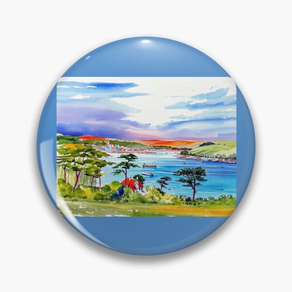 Item preview, Distant Salcombe（Watercolour + AI） designed and sold by artsmeow.