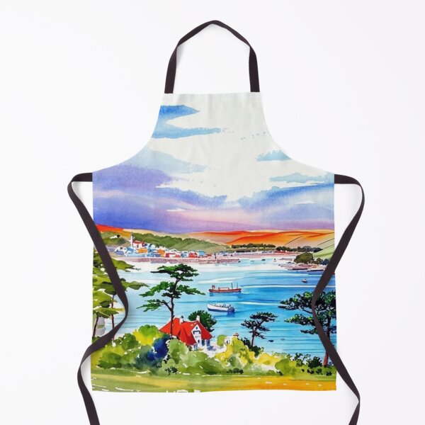 Item preview, Distant Salcombe（Watercolour + AI） designed and sold by artsmeow.