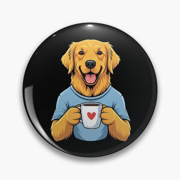 Item preview,  Golden Retriever Boyfriend - Morning Coffee Art Print designed and sold by DMNindustries.