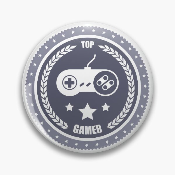 Item preview, Top Gamer Badge designed and sold by maniacreations.