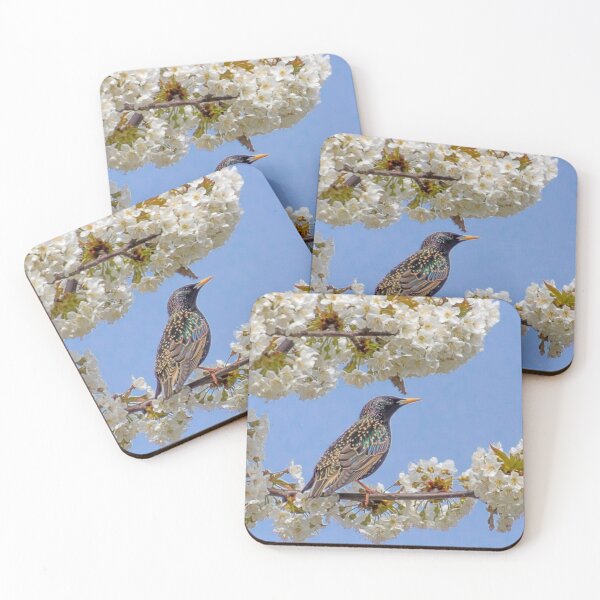 Item preview, Star in the Cherry Tree – Glittering Nature Photography designed and sold by Katja LebenFreude.