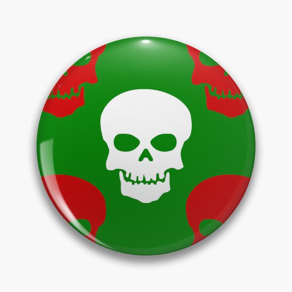 Item preview, ugly christmas skulls red white green designed and sold by Gossip Rag.