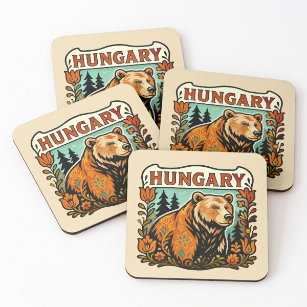 Item preview, Hungary — Brown Bear Folk Art designed and sold by Myra365Art.