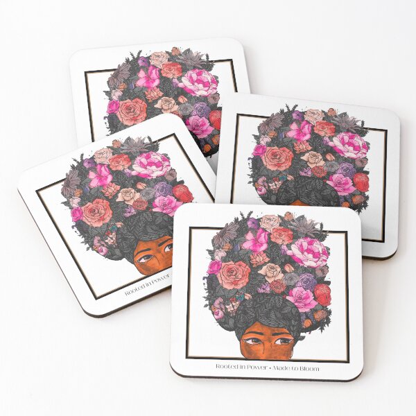 Item preview, Rooted in Power – Made to Bloom Feminine Floral Empowerment Art designed and sold by Chévere Nomad.