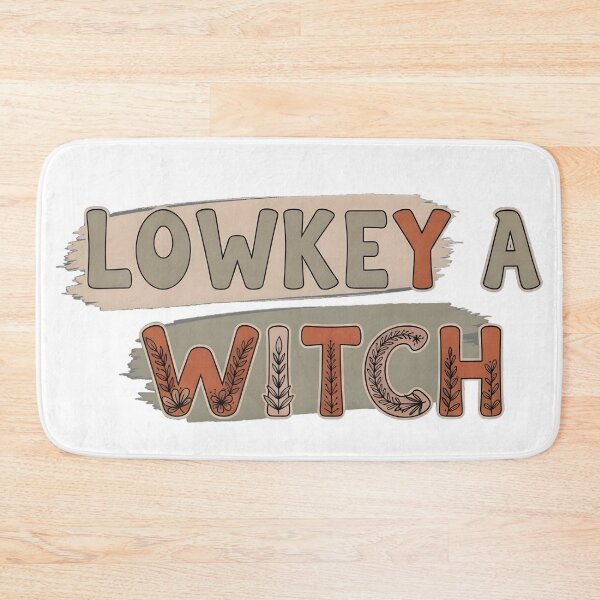 Item preview, Lowkey a Witch Art | Cozy Autumn Halloween  Design designed and sold by AnnDesignStudio.