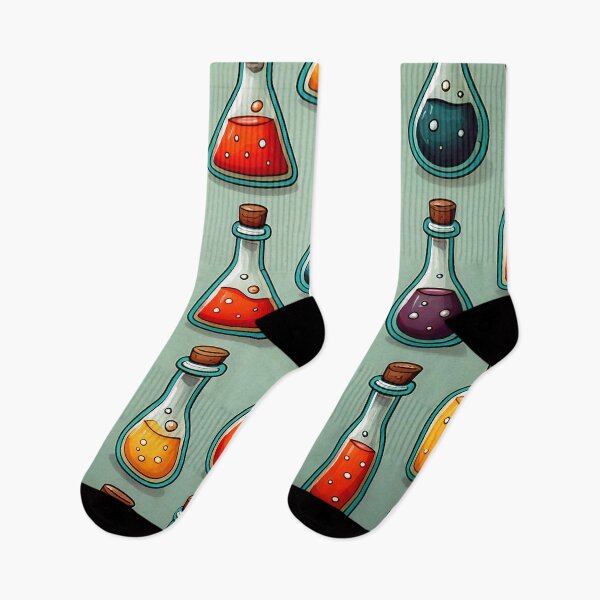 Item preview, Potion Bottles Pattern designed and sold by ArtFactoryAI.