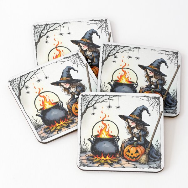 Item preview, Halloween Pumpkin Witch designed and sold by Finding Fortuity.