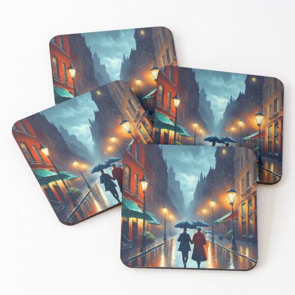 Item preview, Walking in the Rain-Painting designed and sold by RockitBaby.