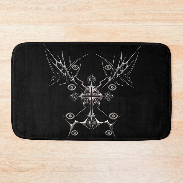 Item preview, Gothic Chrome Cybersigilism Seraphim Cross designed and sold by Spooks Looks.