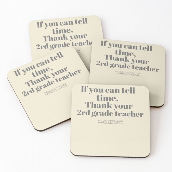 Item preview, If You Can Tell Time, Thank Your 2nd Grade Teacher designed and sold by Novel Works Studio.