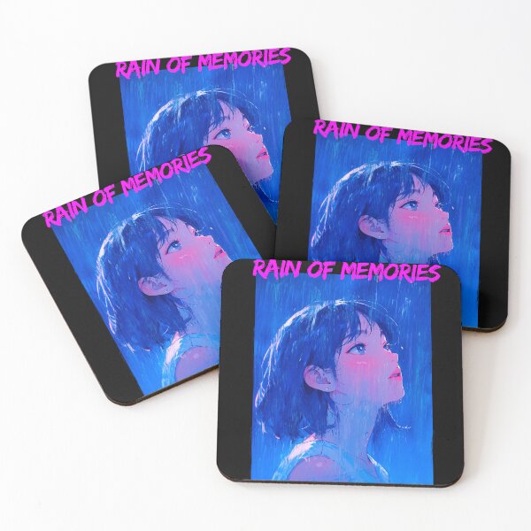 Item preview, Girl, anime in the rain designed and sold by KingxScribble.