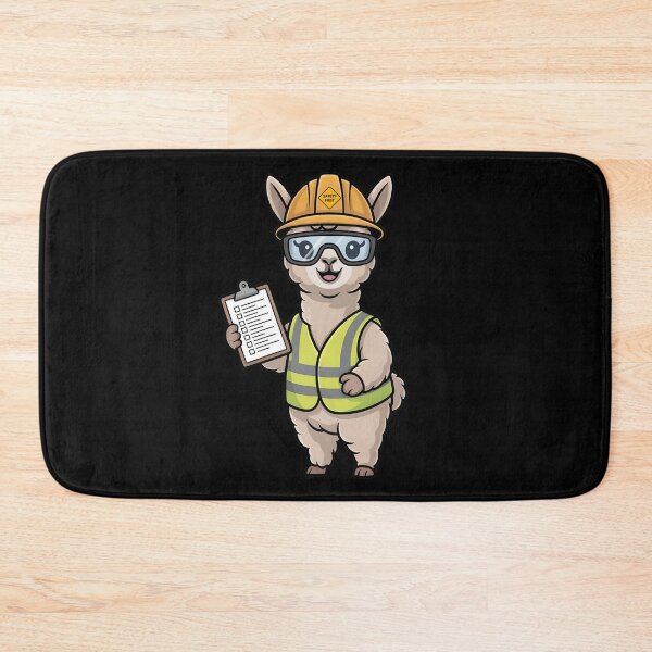 Item preview, Safety Alpaca – Safety First Cartoon Design designed and sold by PeteLawliiet.