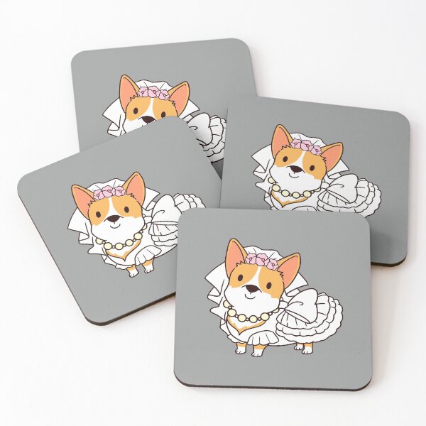 Item preview, Bride Corgi Wedding designed and sold by thepawster.