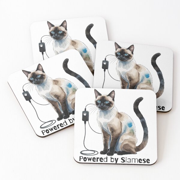 Item preview, Powered by Siamese Watercolour Cartoon designed and sold by janicerafael.
