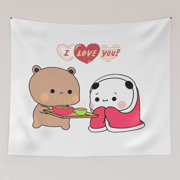 Item preview, Dudu is Making Soup For Sick Bubu Panda Bear And Brownie True Love BUBU DUDU Couple 2026 designed and sold by BrightStreets.