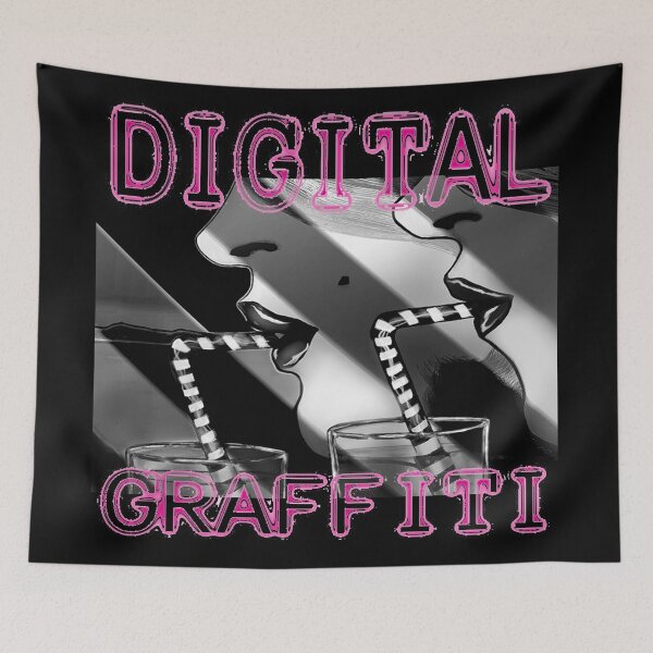 Item preview, Digital graffiti candy noir designed and sold by kanakeen.