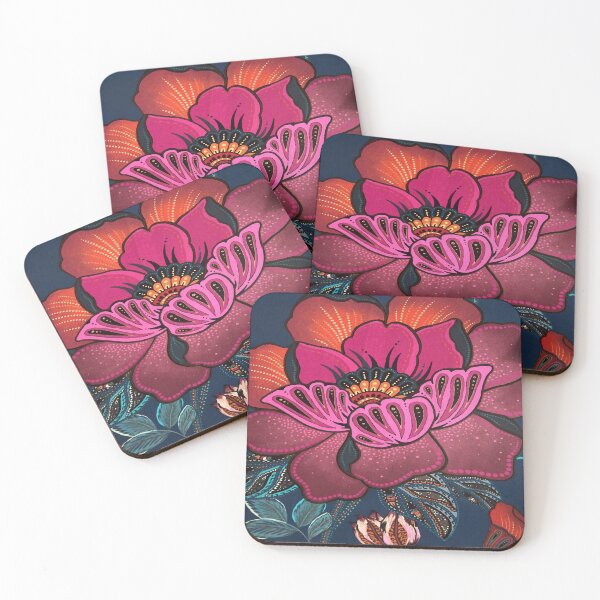 Item preview, Burgundy Flower designed and sold by ViaARTfactory.