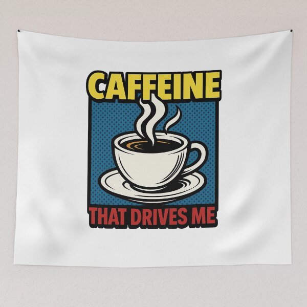 Item preview, "Caffeine Power – Vintage Brew that Drives the Soul" designed and sold by MK-WOOD.