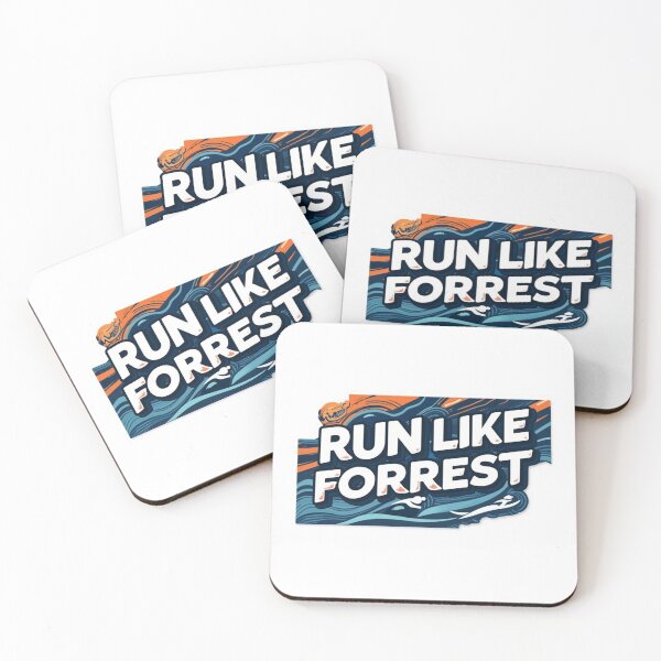 Item preview, Run Like Forrest – Fun Triathlon Running Sticker designed and sold by Triathlongram.