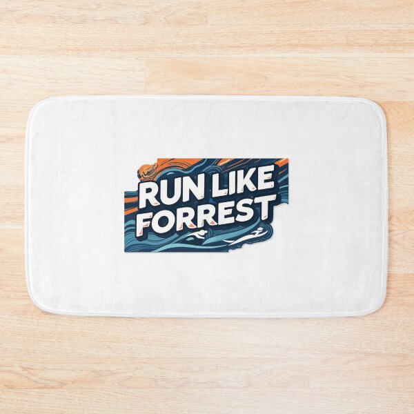 Item preview, Run Like Forrest – Fun Triathlon Running Sticker designed and sold by Triathlongram.