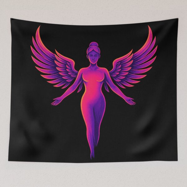 Item preview, Neon Angel – Celestial Glow designed and sold by Qopta.