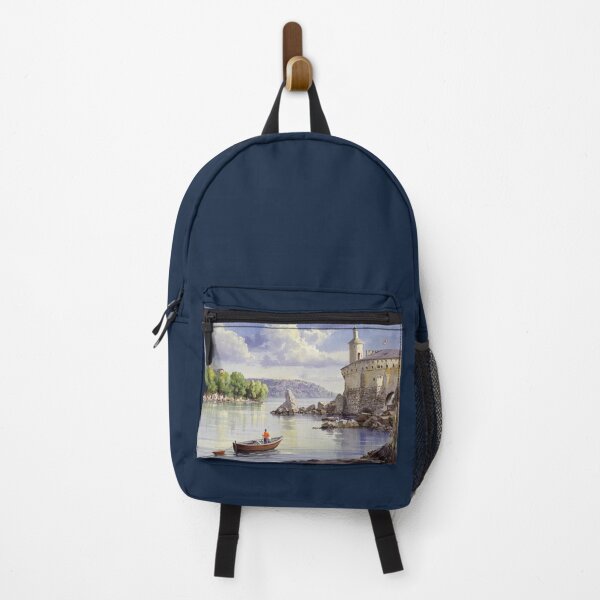 Item preview, Dartmouth castle2(Watercolour + AI) designed and sold by artsmeow.