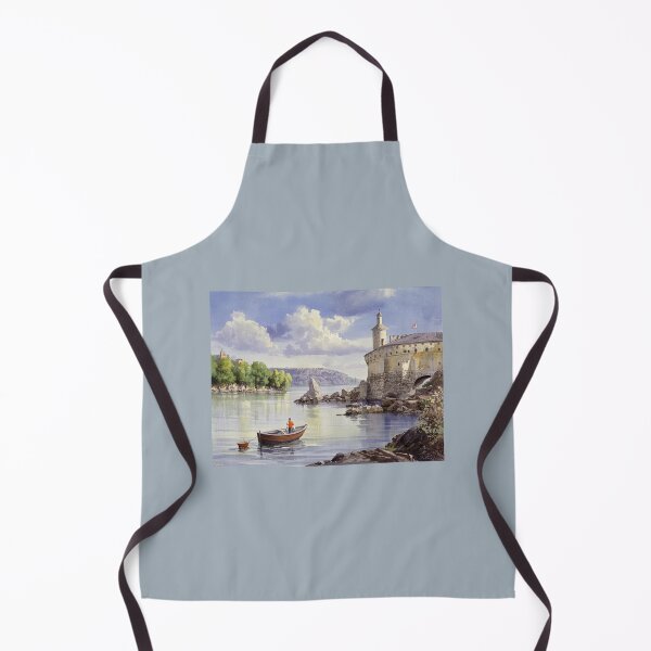 Item preview, Dartmouth castle2(Watercolour + AI) designed and sold by artsmeow.