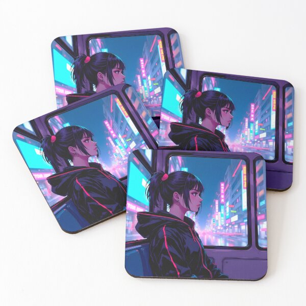 Item preview, Anime cyberpunk vaporwave aesthetic designed and sold by Justinwm6.