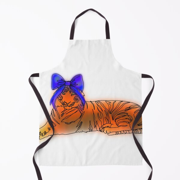Item preview, Maple the Tiger with blue Bow – animalzinhats designed and sold by Ashley’sAnimalz.