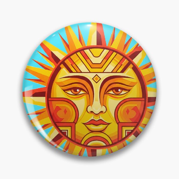 Item preview, Modern Geometric Sun Illustration – Bold Tribal & Art Deco Design designed and sold by  Ojo de Lilith.
