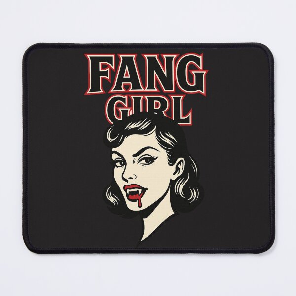 Item preview, Fang Girl – Retro Vampire Design designed and sold by KateVil.
