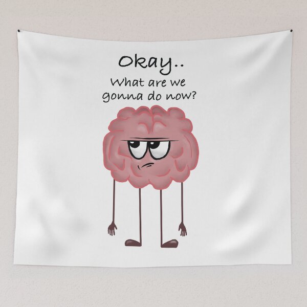 Item preview, Confused Brain Moment – “Okay, what now?” designed and sold by Lomis Art.