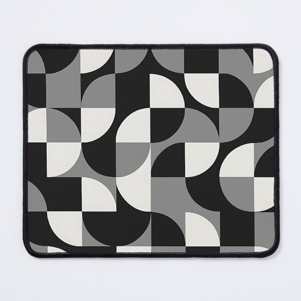 Item preview, Monochrome Geometric Pattern – Modern Black and White Abstract designed and sold by Ink on Thread.