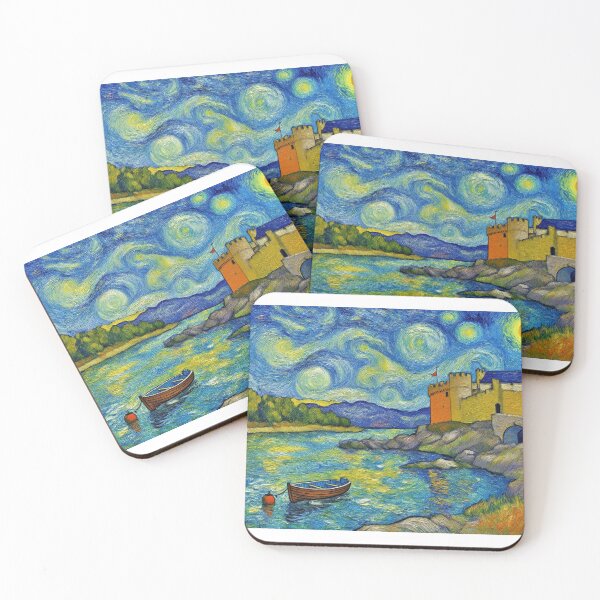 Item preview, Dartmouth castle3(Watercolour + AI) designed and sold by artsmeow.